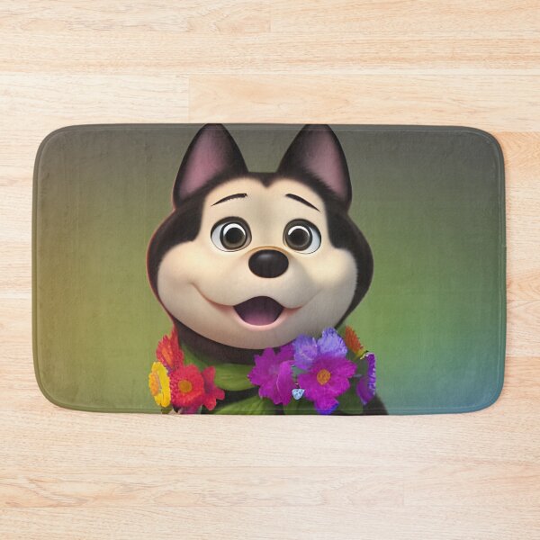 Item preview, Dogs and Flowers 10 designed and sold by Camila Hamdan.