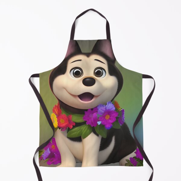 Item preview, Dogs and Flowers 10 designed and sold by Camila Hamdan.