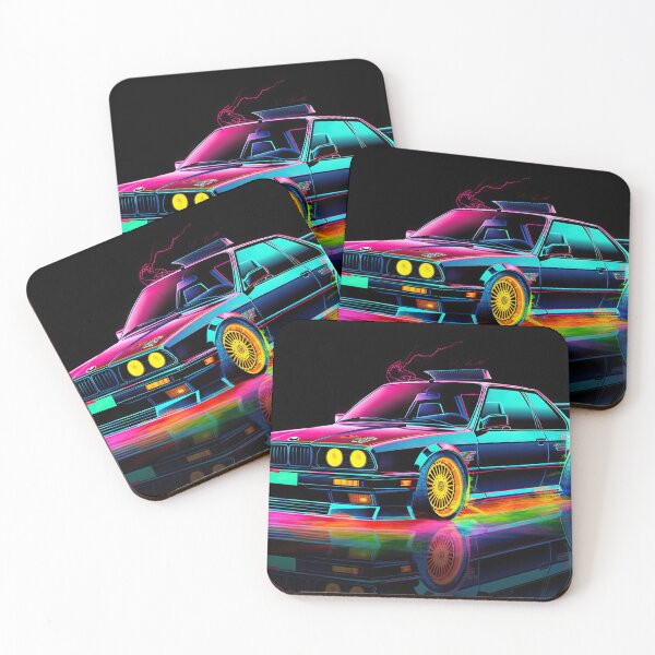 Item preview, Retro Car Digital Illustrations: A Journey to the 80s-90s designed and sold by Piotrek0001.