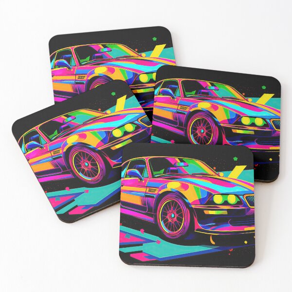 Item preview, Retro Car Digital Illustrations: A Journey to the 80s-90s designed and sold by Piotrek0001.