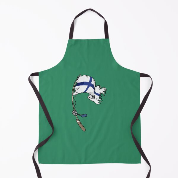 Item preview, Finland flag on a fishing rod designed and sold by Donutlovers.
