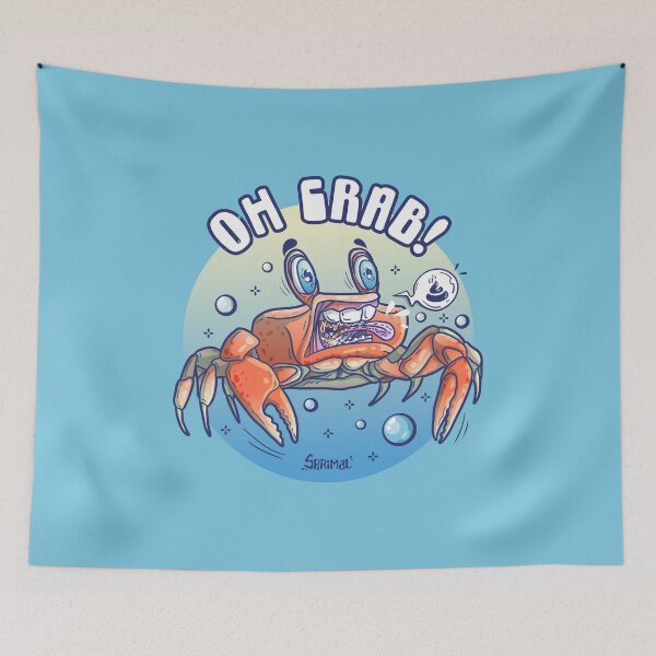 Item preview, Oh crab! crabby pun designed and sold by SPIRIMAL.