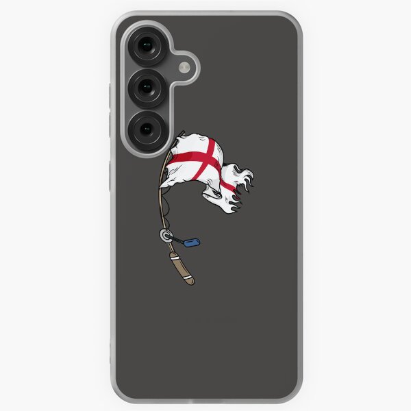 Item preview, England flag on a fishing rod   designed and sold by Donutlovers.