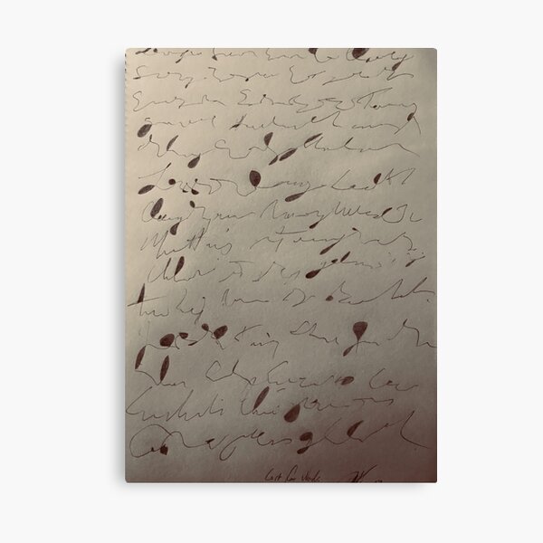 lost for words Canvas Print