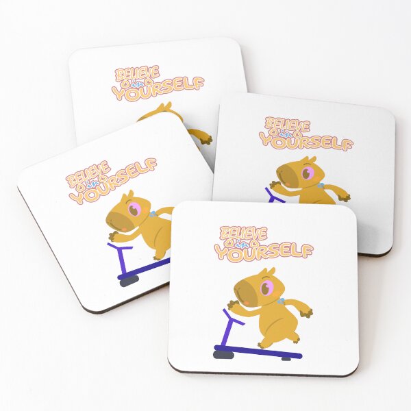 Item preview, Believe In Yourself, Exercising, Fitness, Cute Capybara Pet Lover designed and sold by haRexia.
