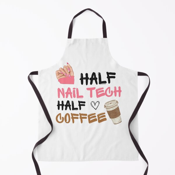 Item preview, Vintage Half Nail Tech Half Coffee Pun Nail Techs Funny mothers day Coffee Gifts designed and sold by LuxeDiamond ⭐⭐⭐⭐⭐.