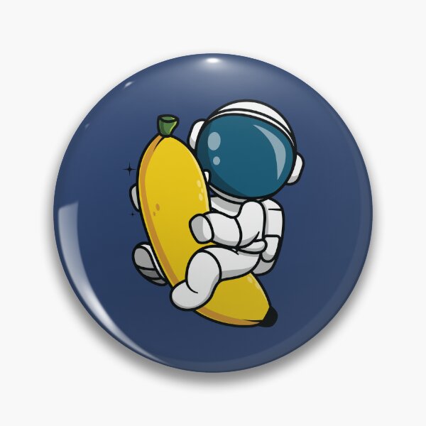 Item preview, Astronaut traveling in space with a banana  designed and sold by Donutlovers.