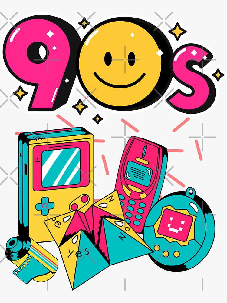 The 90s Sticker for Sale by lonelyflight