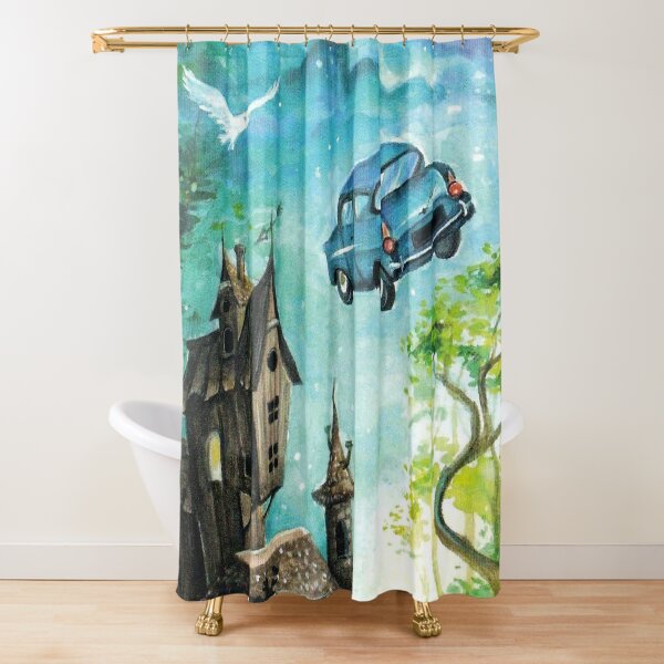 Harry Potter Shower Curtain, It Should Come as No Surprise to You That   Has Wildly Weird Shower Curtains