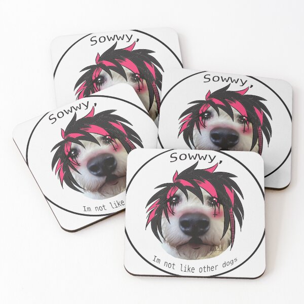 Item preview, Sowwy the Emo Dog designed and sold by WriteRightOn.