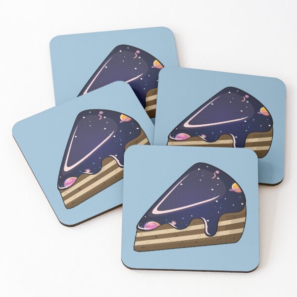 Item preview, Space dessert on a cake slice  designed and sold by Donutlovers.