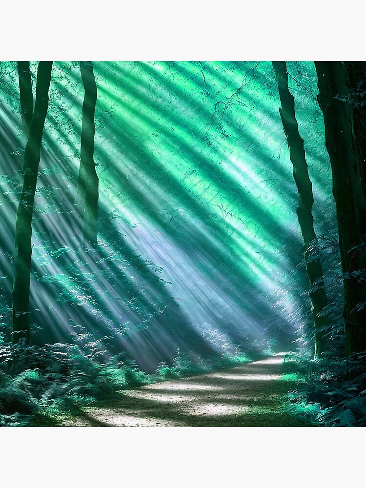 Thumbnail 3 of 3, Poster, Dreams in the Forest designed and sold by cokemann.