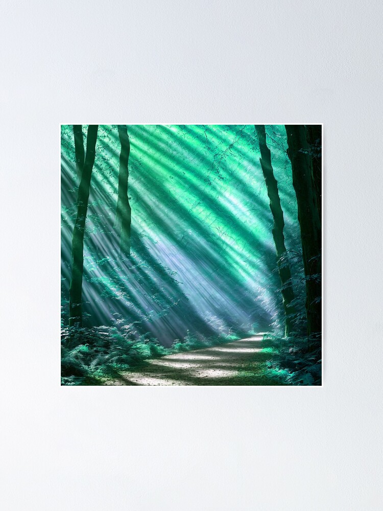 Thumbnail 2 of 3, Poster, Dreams in the Forest designed and sold by cokemann.