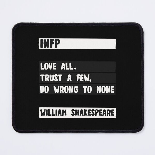 Item preview, INFP William Shakespeare quote designed and sold by artsomenautte.