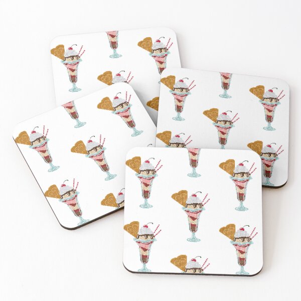 Item preview, ICE CREAM SUNDAE CROSS STITCH. designed and sold by coffeeflavour.