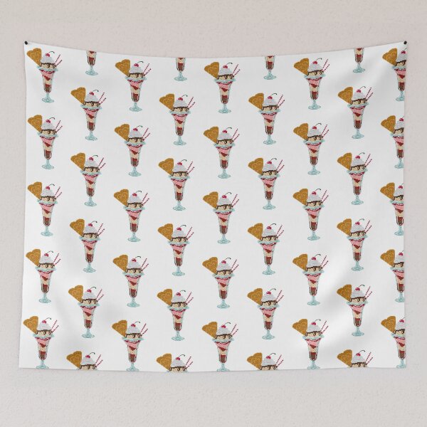 Item preview, ICE CREAM SUNDAE CROSS STITCH. designed and sold by coffeeflavour.