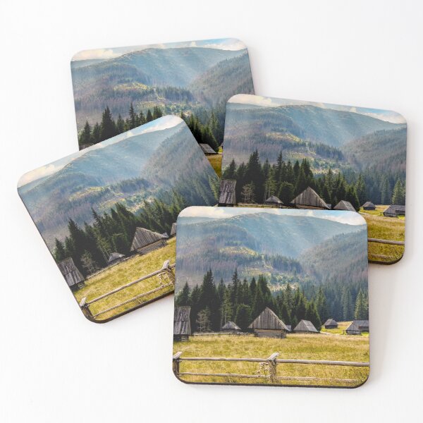 Item preview, Mountainous scenery in cozy village designed and sold by Iza-and-Tomek.