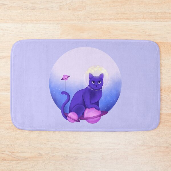 Item preview, Purple astronaut cat designed and sold by Adadrawings.