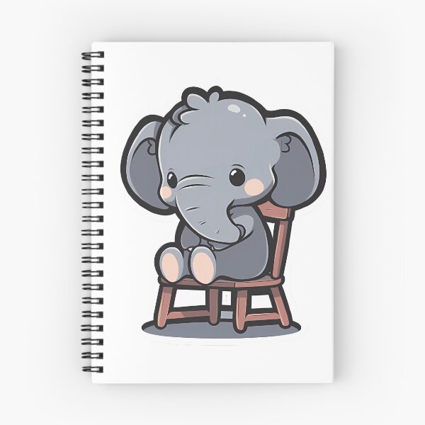 Artikelvorschau, Baby Elephant Sitting on Chair entworfen und verkauft von SweetMagicDream.