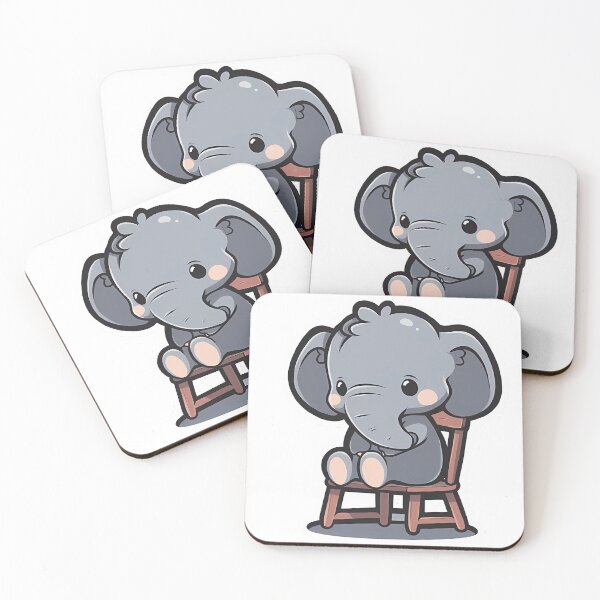 Item preview, Baby Elephant Sitting on Chair designed and sold by SweetMagicDream.