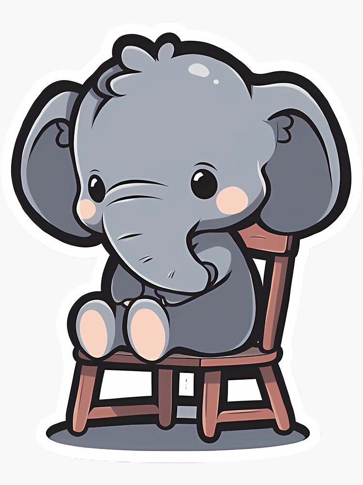 Elephant on chair new arrivals