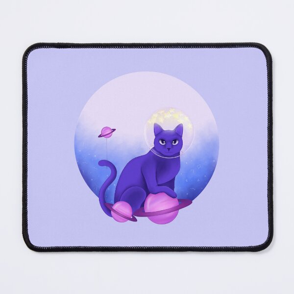 Item preview, Purple astronaut cat designed and sold by Adadrawings.
