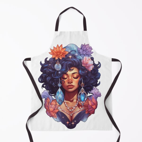Item preview, Boho woman in floral meditation designed and sold by kosmicwoman.