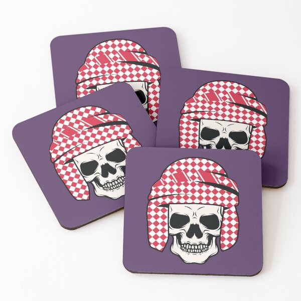 Item preview, Palestinian arabian keffiyeh on skull face  designed and sold by Donutlovers.