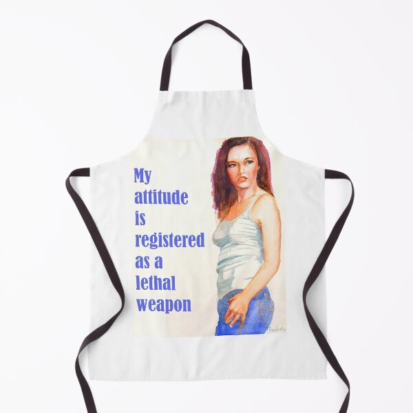 Item preview, My attitude is registered as a lethal weapon designed and sold by Fantasyart123.