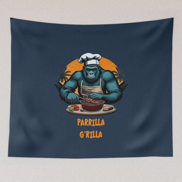Item preview, Parrilla G'rilla Master BBQ Griller Fun Pun designed and sold by taiche.