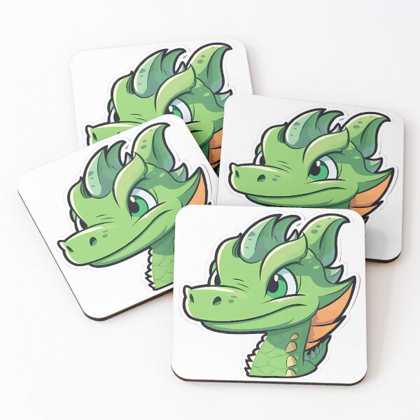 Item preview, Youthful Dragon: Green Bust Sculpture designed and sold by SweetMagicDream.