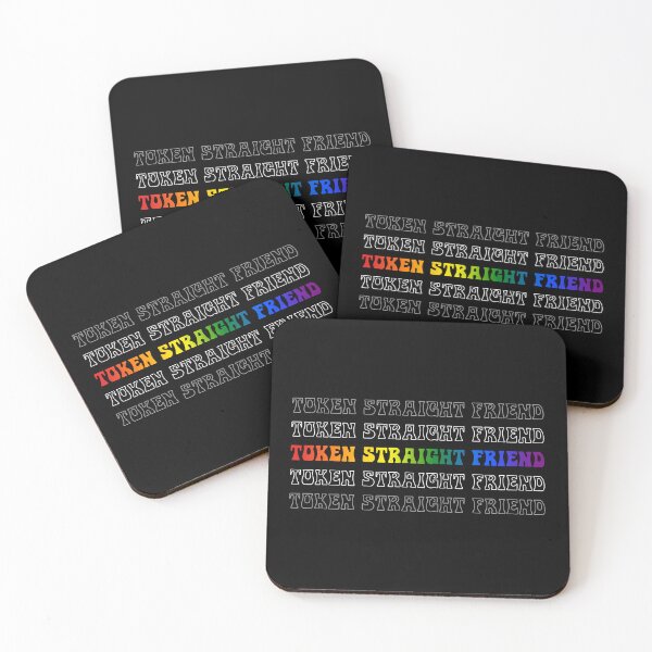 Item preview, Token Straight Friend designed and sold by Dolphin Graphic.