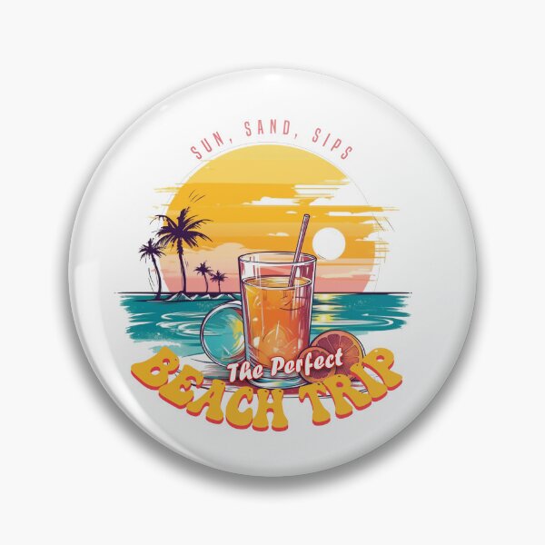 Item preview, Sun, Sand, Sips. The Perfect Beach Trip - Summer Vibes Holiday Vacation designed and sold by AntibodyDP7.