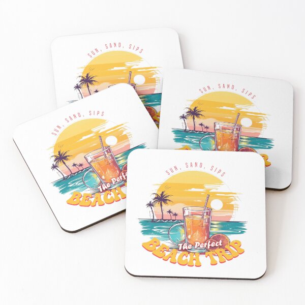 Item preview, Sun, Sand, Sips. The Perfect Beach Trip - Summer Vibes Holiday Vacation designed and sold by AntibodyDP7.