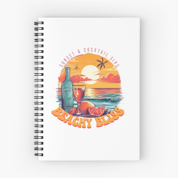 Item preview, Sunset & Cocktail Sips. Beachy Bliss - Summer Vibes Holiday Vacation designed and sold by AntibodyDP7.