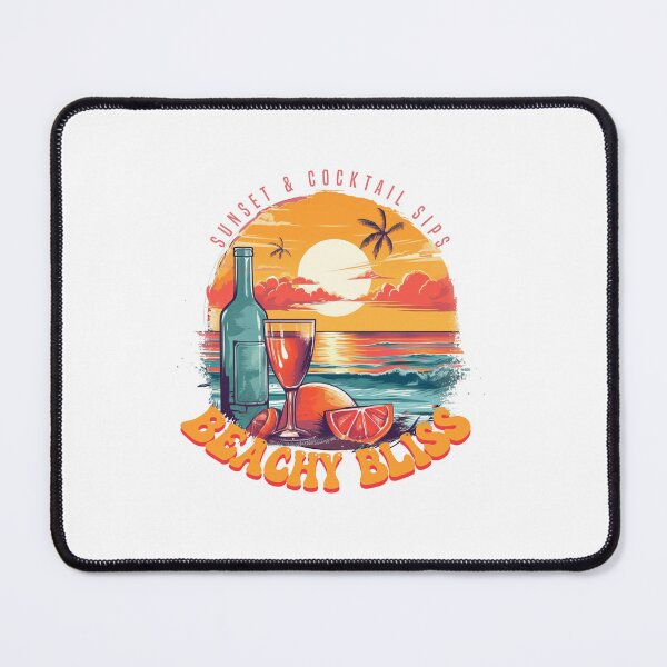 Item preview, Sunset & Cocktail Sips. Beachy Bliss - Summer Vibes Holiday Vacation designed and sold by AntibodyDP7.