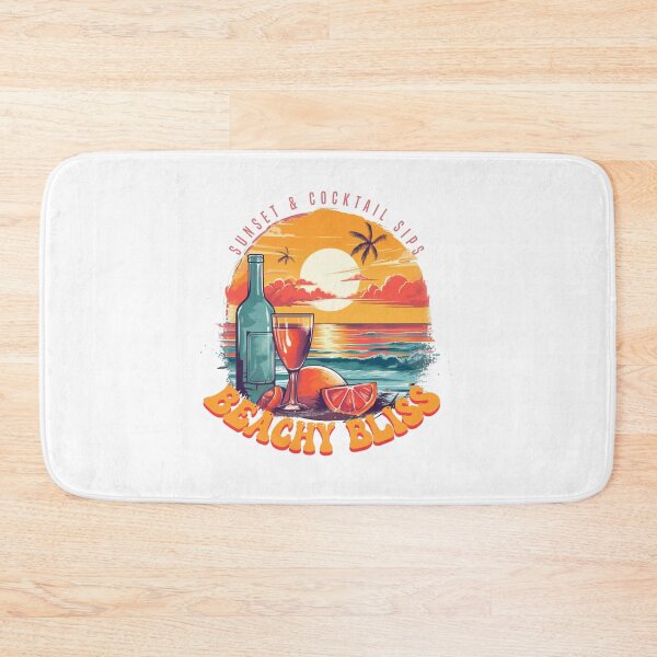 Item preview, Sunset & Cocktail Sips. Beachy Bliss - Summer Vibes Holiday Vacation designed and sold by AntibodyDP7.