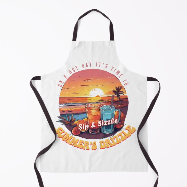 Item preview, On a Hot Day, It's Time to Sip & Sizzle Summer's Drizzle - Summer Vibes Holiday Vacation designed and sold by AntibodyDP7.