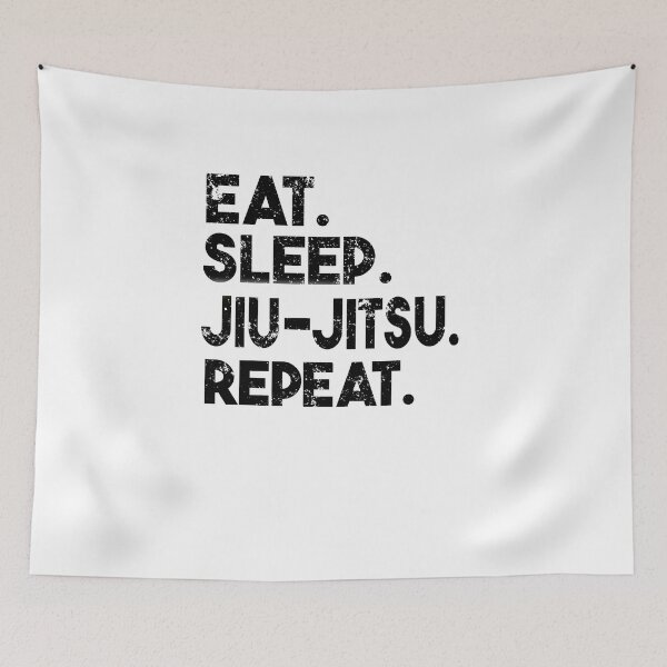 Item preview, EAT.SLEEP.JIU JITSU.REPEAT. designed and sold by studiobrazuka.