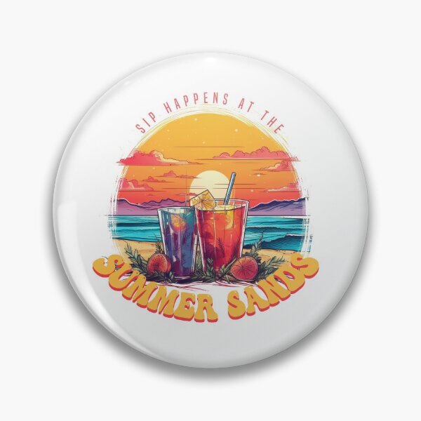 Item preview, Sip Happens at the Summer Sands - Summer Vibes Holiday Vacation designed and sold by AntibodyDP7.