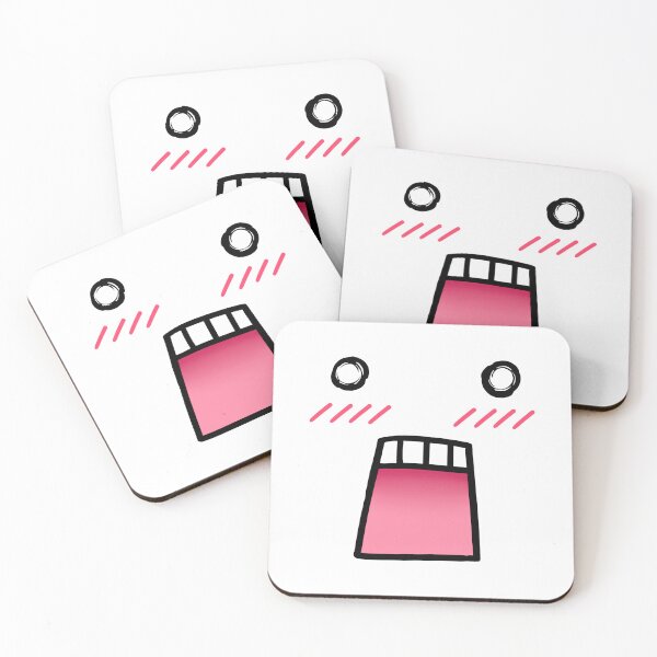 Item preview, Shocked Anime Face designed and sold by ninaneco.