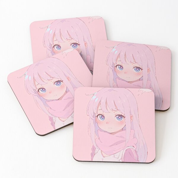 Item preview, Soft Pastel Girl in Captivating Anime Style designed and sold by Comethri.