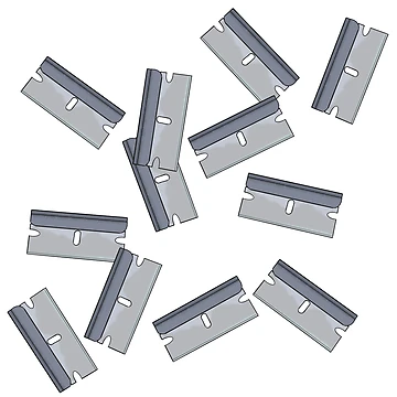 Artwork thumbnail, Razorblades by CountMathula