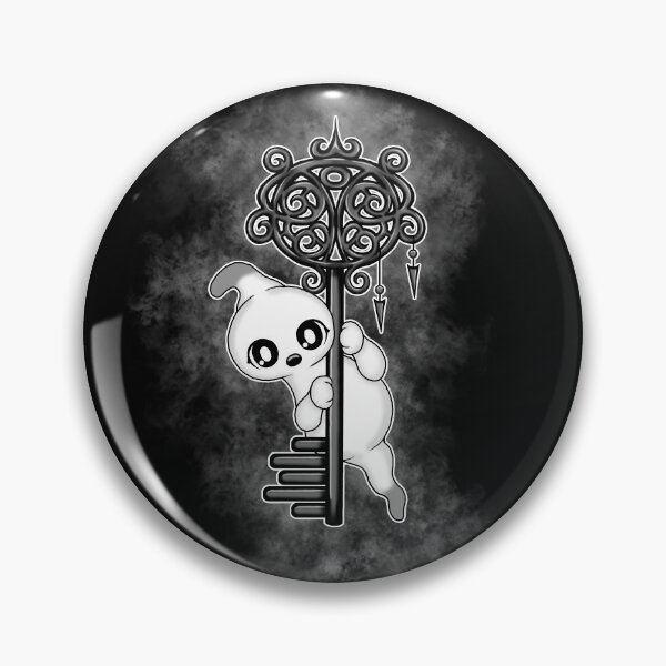 Item preview, cute Ghost with Key designed and sold by Pezi-Creation.