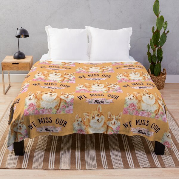 Item preview, We Miss Our Mum Corgis designed and sold by ArtistaCats.