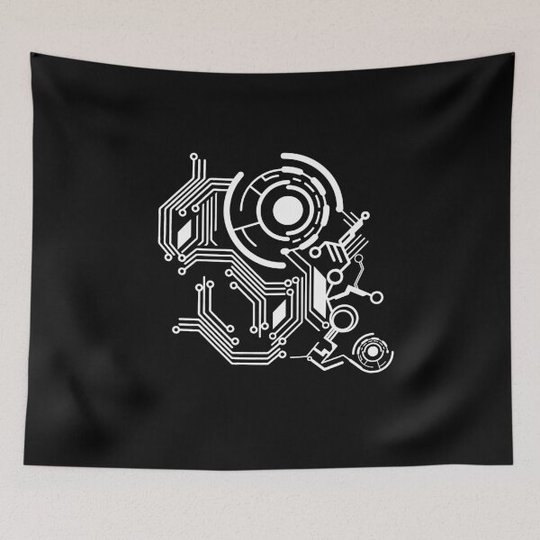 Item preview, White Electronic Circuit Board designed and sold by euglenii.