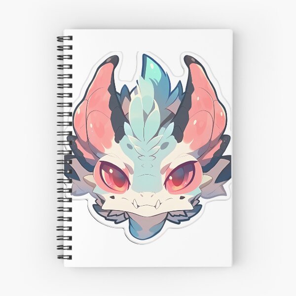 Item preview, Blue Dragon with Red Ears designed and sold by SweetMagicDream.