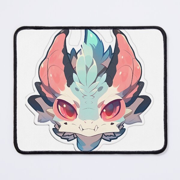 Item preview, Blue Dragon with Red Ears designed and sold by SweetMagicDream.