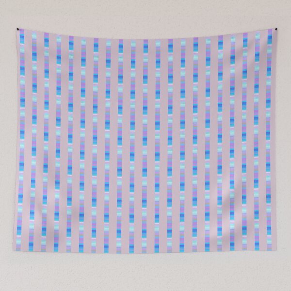 Item preview, Grey blue lines pattern | grey blue geometric lines designed and sold by lausn.