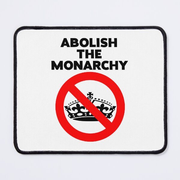 Item preview, Abolish the Monarchy Black text designed and sold by HETCH.